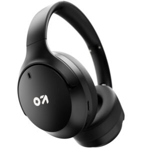 GOBOULT Made in India Q Over Ear Bluetooth Headphones with 70H Playtime, 40mm Bass Drivers, Zen™ ENC Mic, Type-C Fast Charging, 4 EQ Modes, IPX5 Headphones Wireless with mic